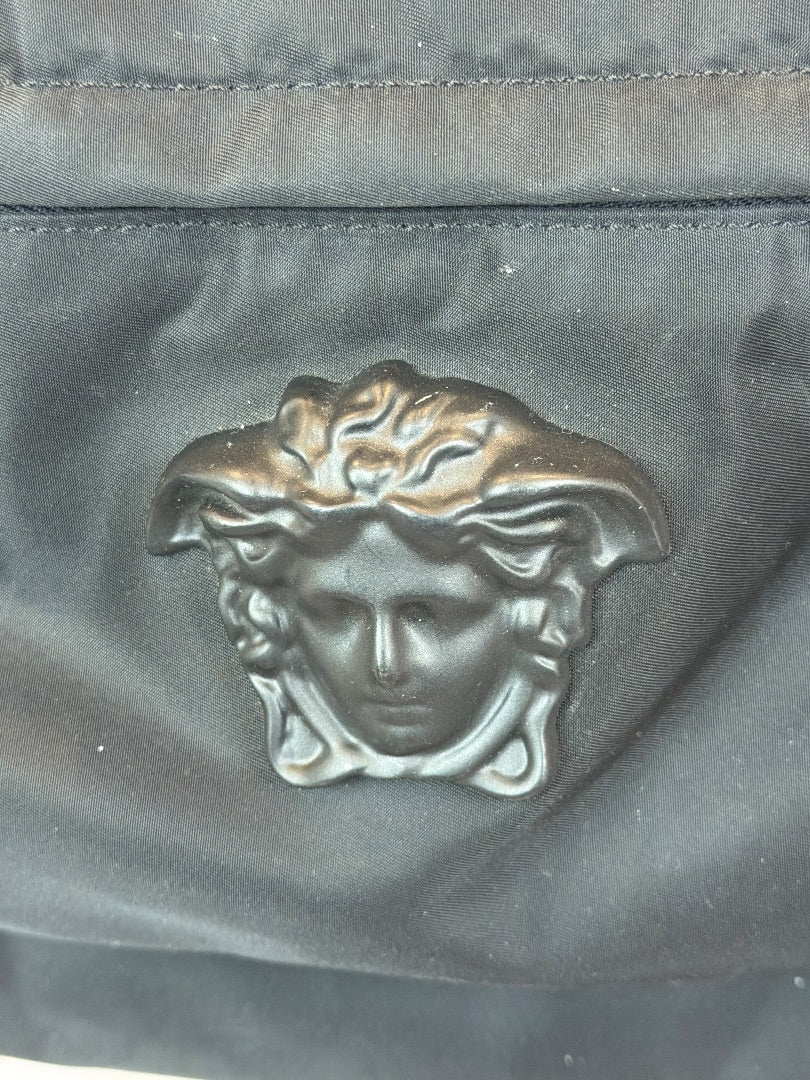 Versace La Medusa Palazzo Backpack, Black, One Size, Used - Good