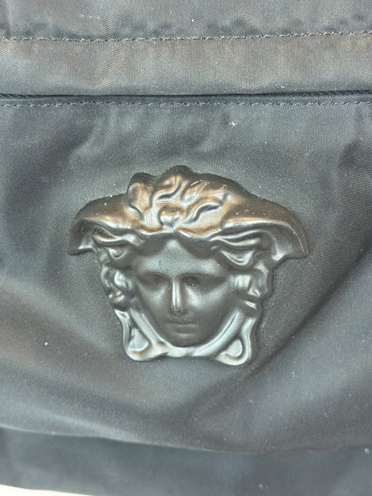 Versace La Medusa Palazzo Backpack, Black, One Size, Used - Good