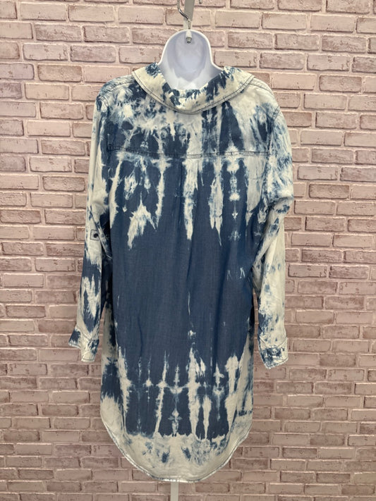 Soft Surroundings Dress, Blue Tie Dye, Large, Used - Good