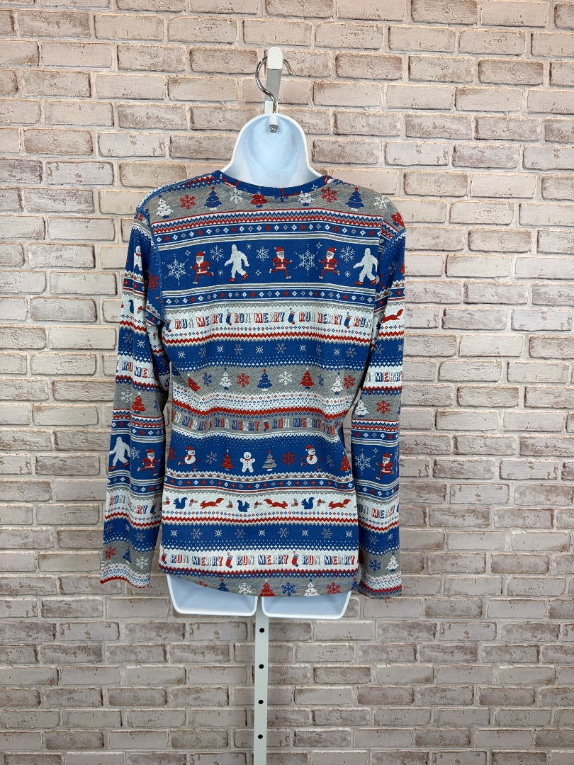 Brooks “Run Merry” Shirt, Multi, Large, Used - Excellent