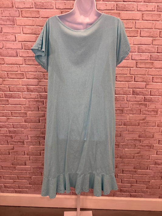 Dunes Dress, Turquoise, XL, Used - Good