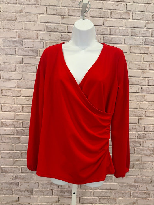 Talbots Shirt, Red, Medium, Used - Good