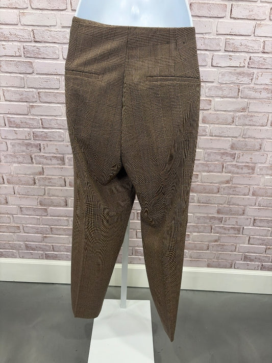 Banana Republic Pants, Brown plaid, 10, Used - Good