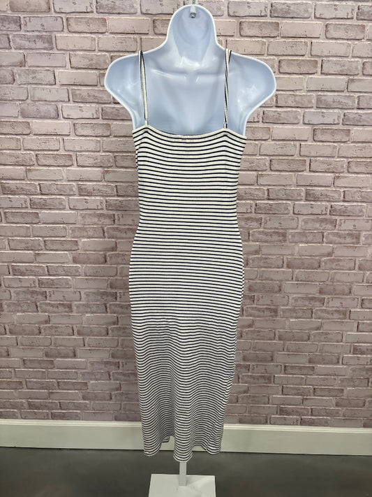 A vec Dress, Navy/white stripes, Small, Used - Good