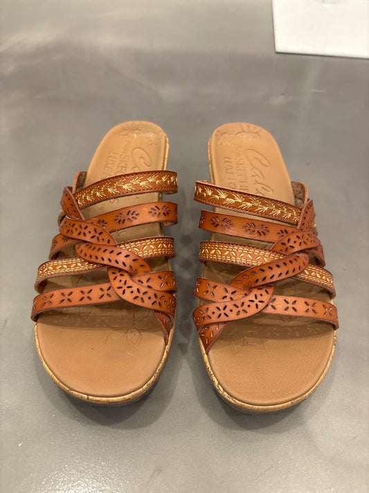 Skechers Sandals, Brown, 8, Used - Good