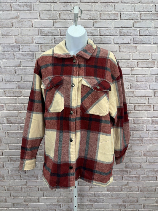 HFX Jacket, red plaid, XS, Used - Good