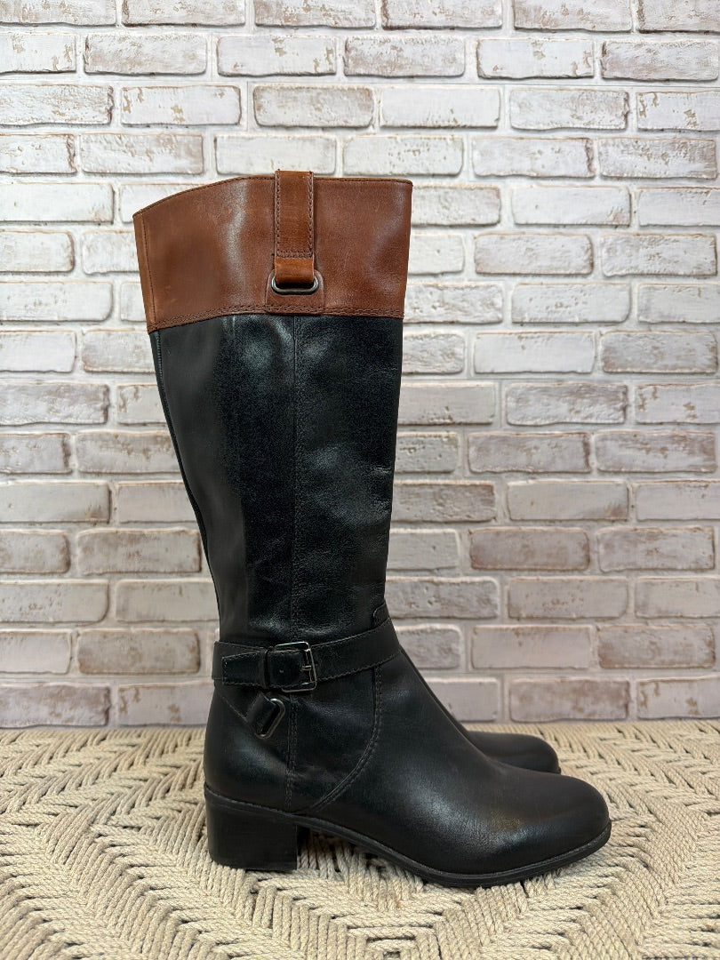 Bandolino Boots, Black/brown, 8, Used - Good