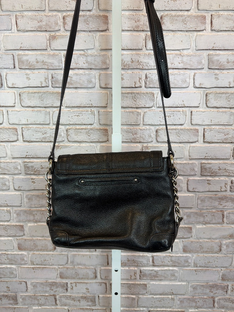 B Makowsky Crossbody, Black, One Size, Used - Good
