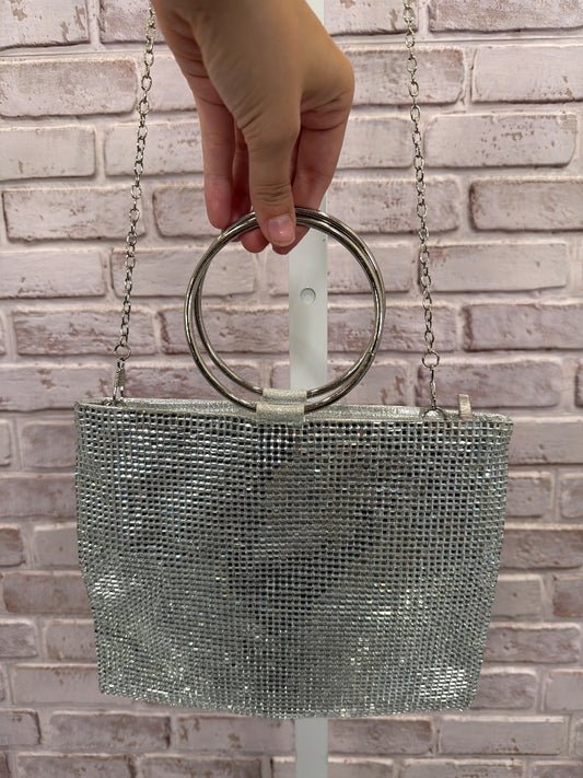 Nina Handbag, Silver, One Size, Used - Good