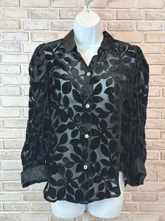 Gretchen Scott Shirt – Black, Size Small – Excellent Condition