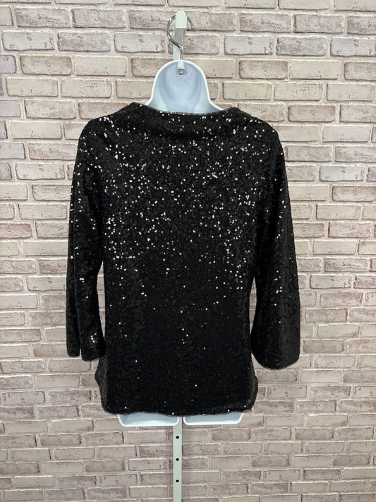 Isaac Mizrahi Shirt, Black, Small, Used - Excellent