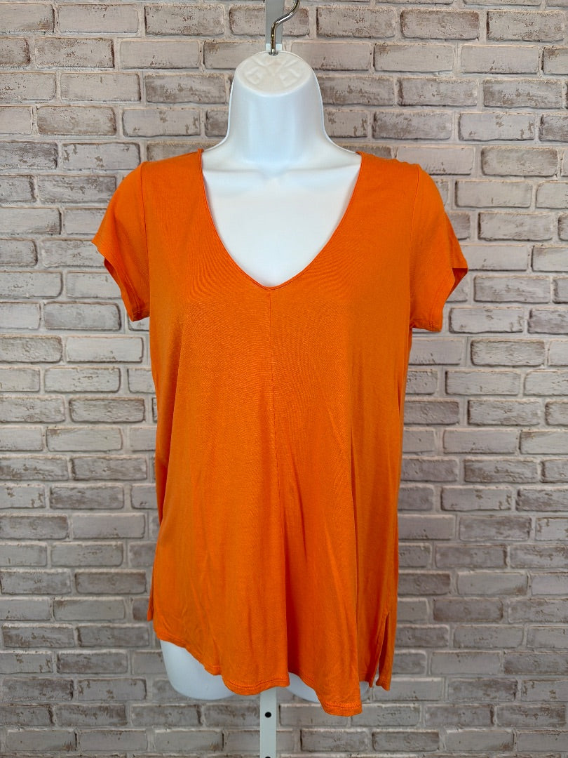 Vince Tee shirt, Orange, Small, Used - Good