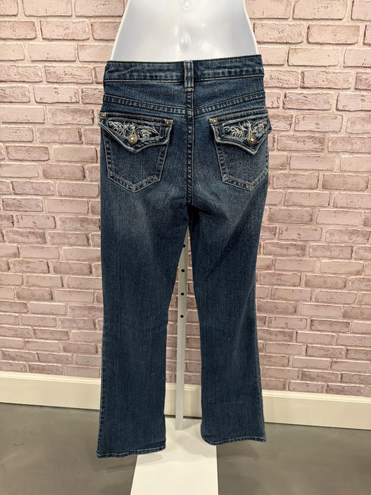 Apt 9 Baby Bootleg Jeans, Denim, 4, Used - Good