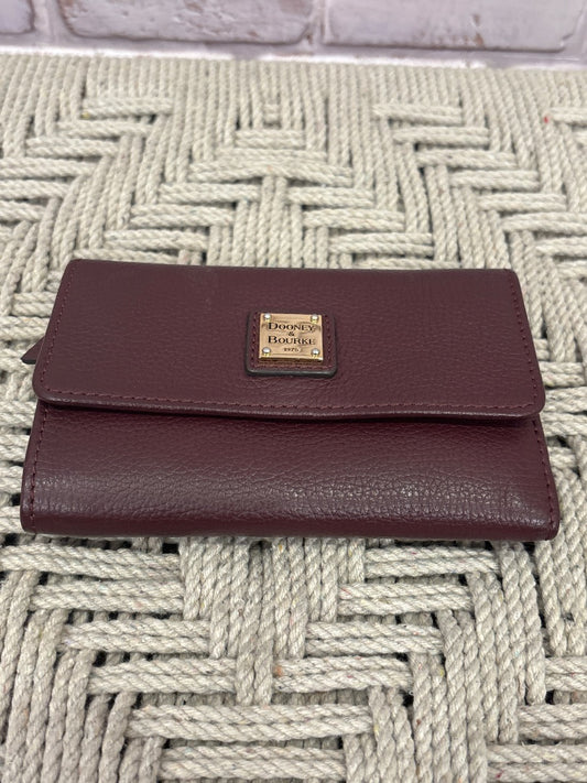 Dooney & Bourke Wallet, Burgundy, One Size, Used - Good