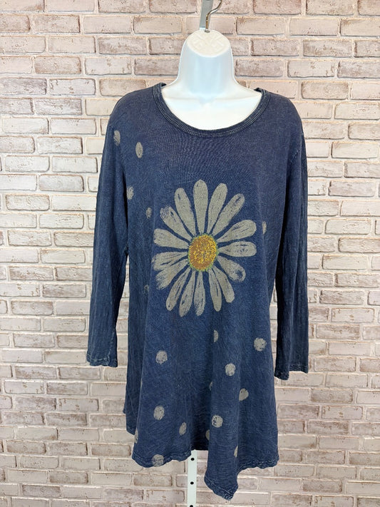 Jess and Jane Shirt, Blue multi, Large, Used - Good