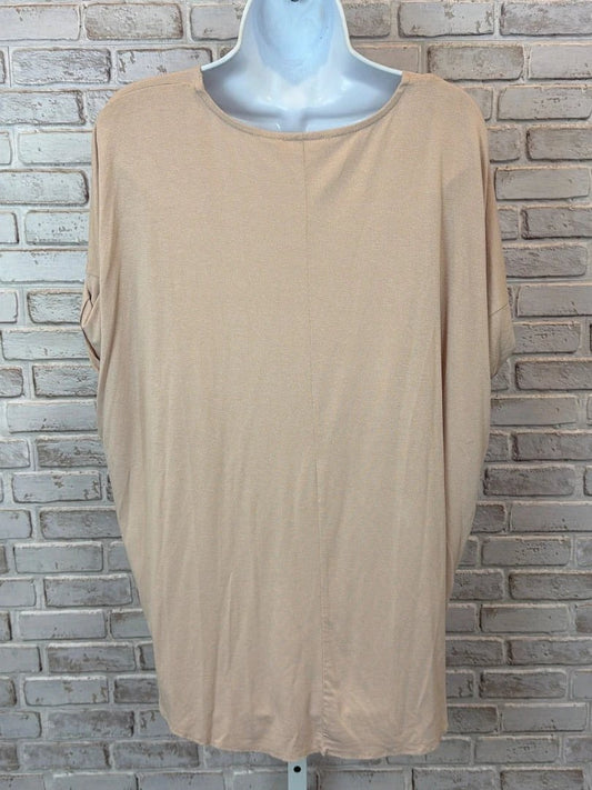 Zenana Shirt – Nude, Size Medium – Excellent Condition