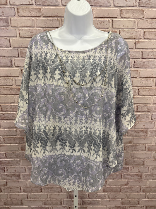 Alfred Dunner Shirt, Multi, Large, Used - Good