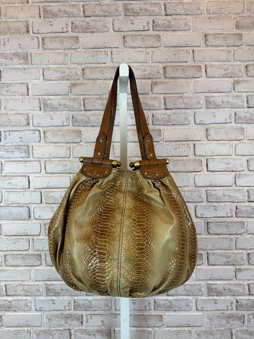 Giani Bini Hobo Bucket bag, Snakeskin, One Size, Used - Excellent