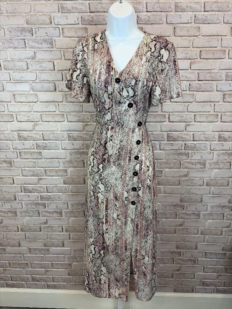 ABS Dress, Purple multi, XS, Used - Good