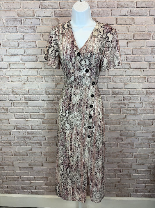 ABS Dress, Purple multi, XS, Used - Good