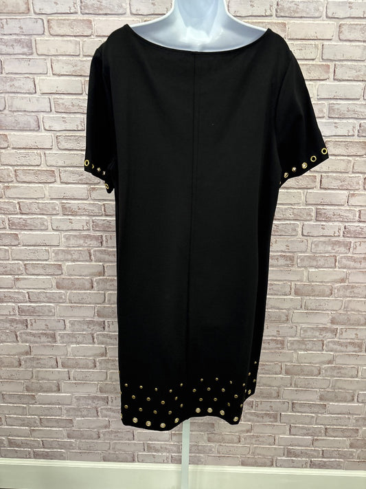 Roz & ali Dress, Black/Gold, XL, Used - Good