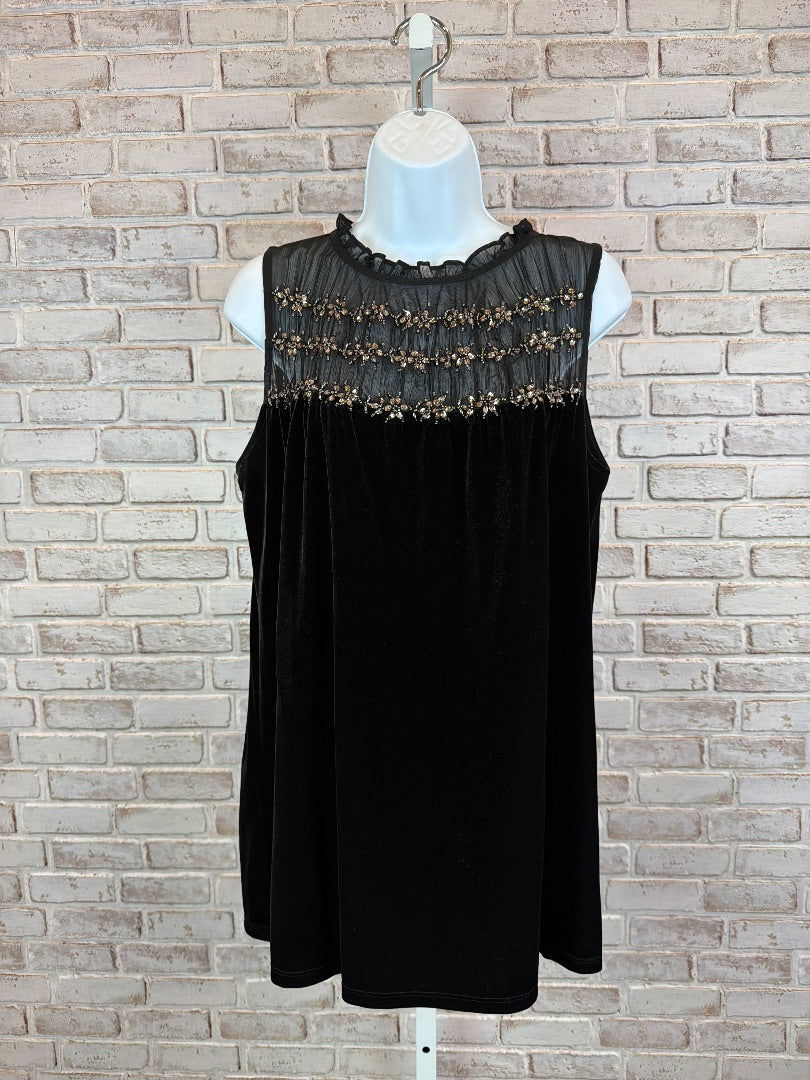 Alfani Shirt, Black, Large, Used - Good