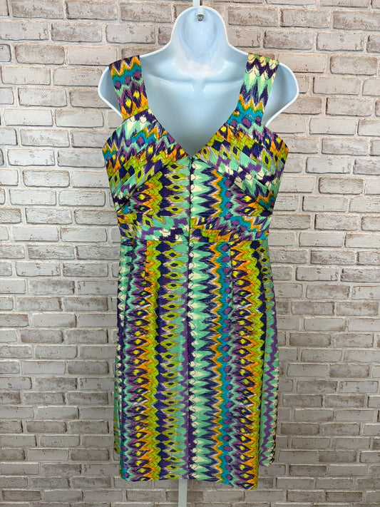 Kay Unger Silk Dress, Multi, 12, Used - Excellent