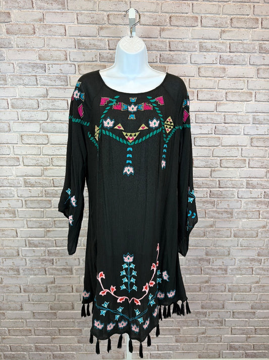 Sundance Dress, black multi, Large, Used - Good