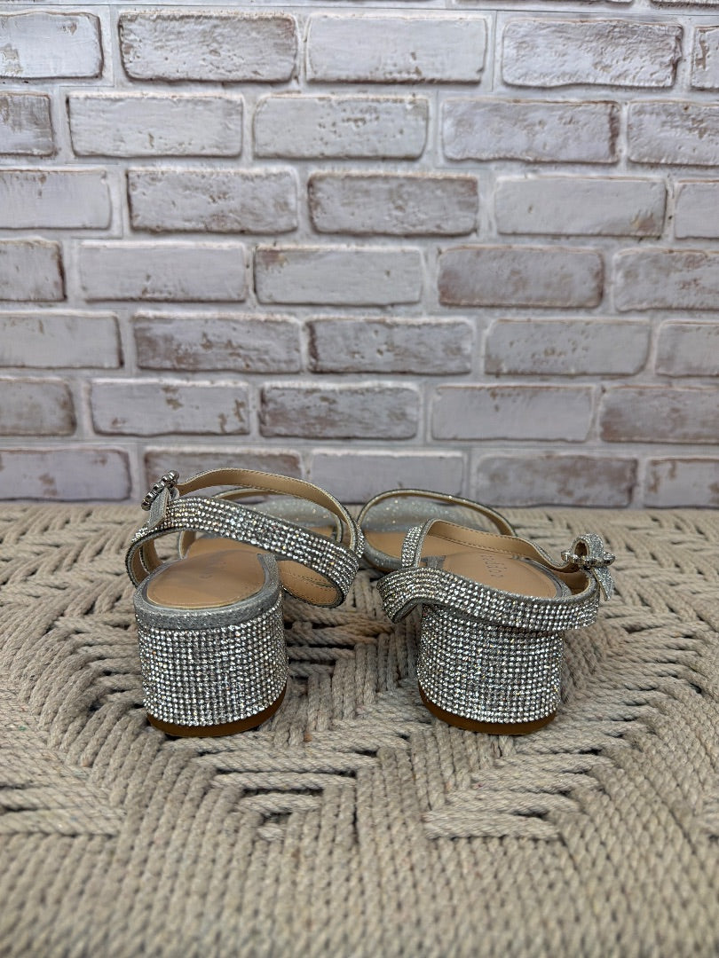 Copper Key Heels, Silver, 8, Used - Excellent