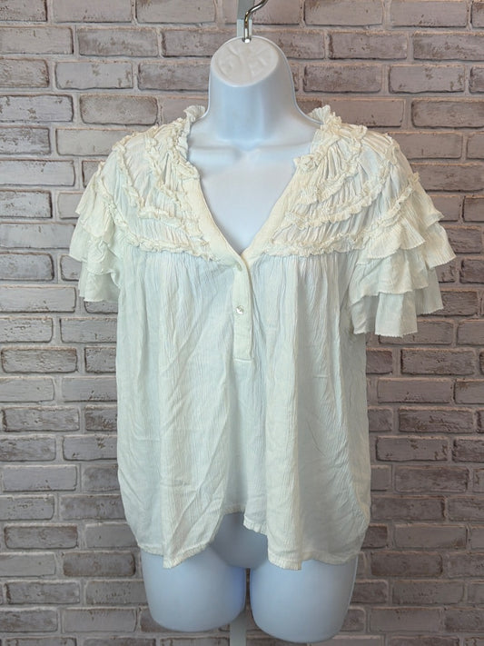 Maeve Shirt – White, Size Medium – Excellent Condition