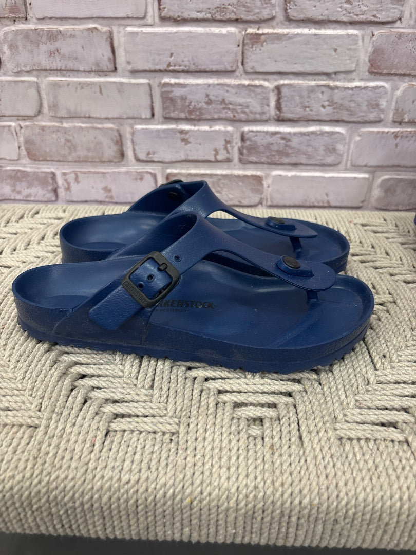 Birkenstock Sandals, Navy, 7, Used - Good