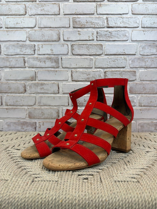 Aerosoles Heels, Red, 9, Used - Excellent