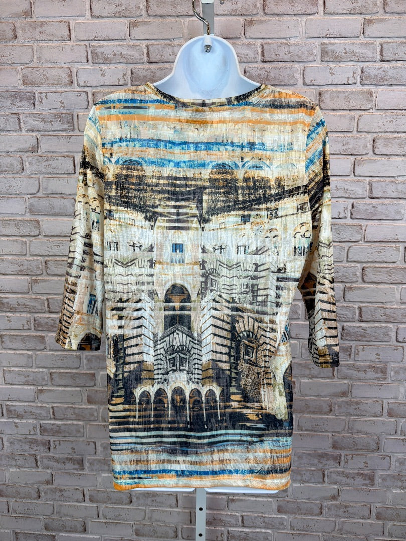 Onque casual Shirt, Multi, Large, New With Tags