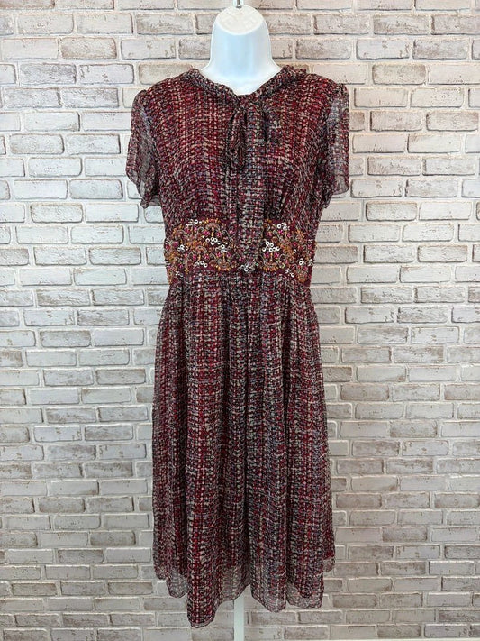 Cynthia Steffe Dress – Vintage Cynthia Steffe Silk Dress, Multi, 10, Used - Excellent [Live 2.15]