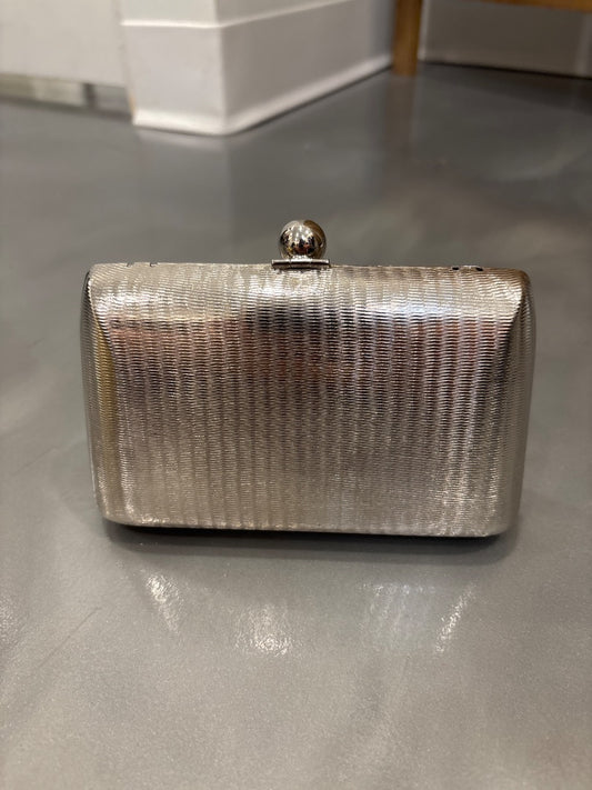 Sasha Clutch, Silver, One Size