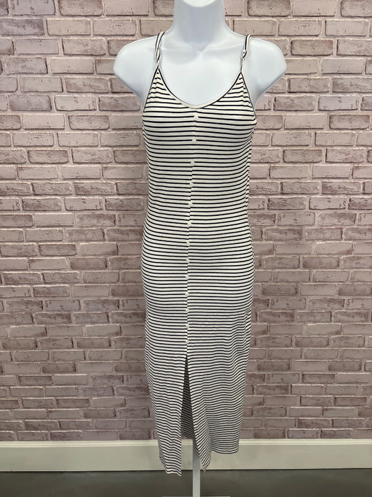 A vec Dress, Navy/white stripes, Small, Used - Good