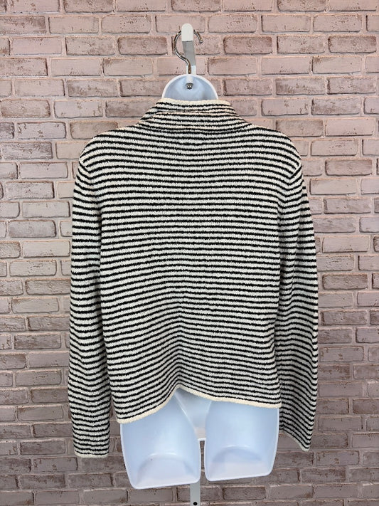 J.crew Sweater, Black/white stripes, Small, Used - Good
