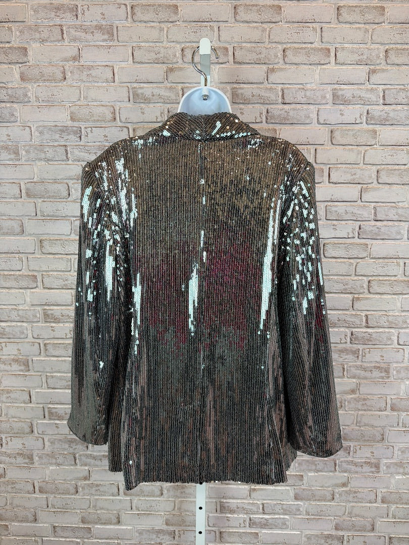 INC Blazer, Silver, XXL, New With Tags