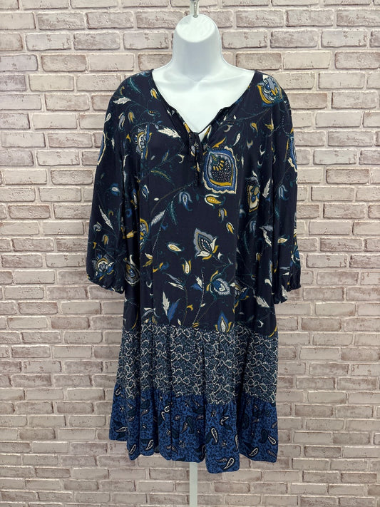 Westport 1962 Dress, Blue multi, XL, Used - Good