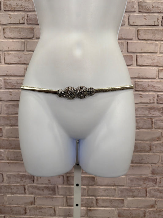 Various Belt, Silver, One Size, Used - Good