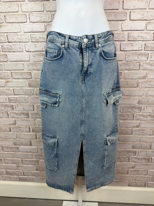 Pilcro Skirt, Denim, 2, Used - Excellent