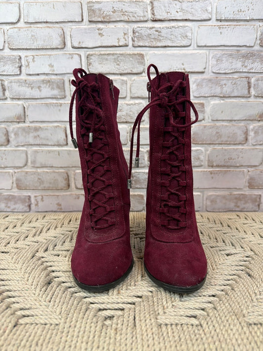 Carlos Boots, Maroon, 6, Used - Good