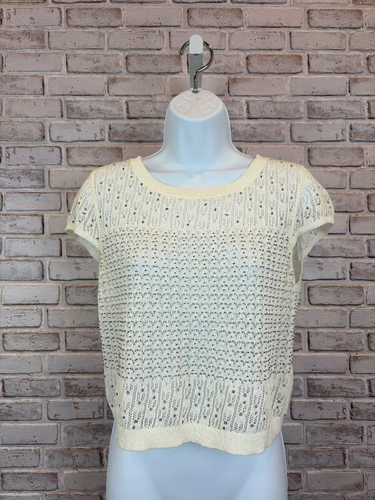 Alice + Olivia Shirt, White, Small, Used - Good