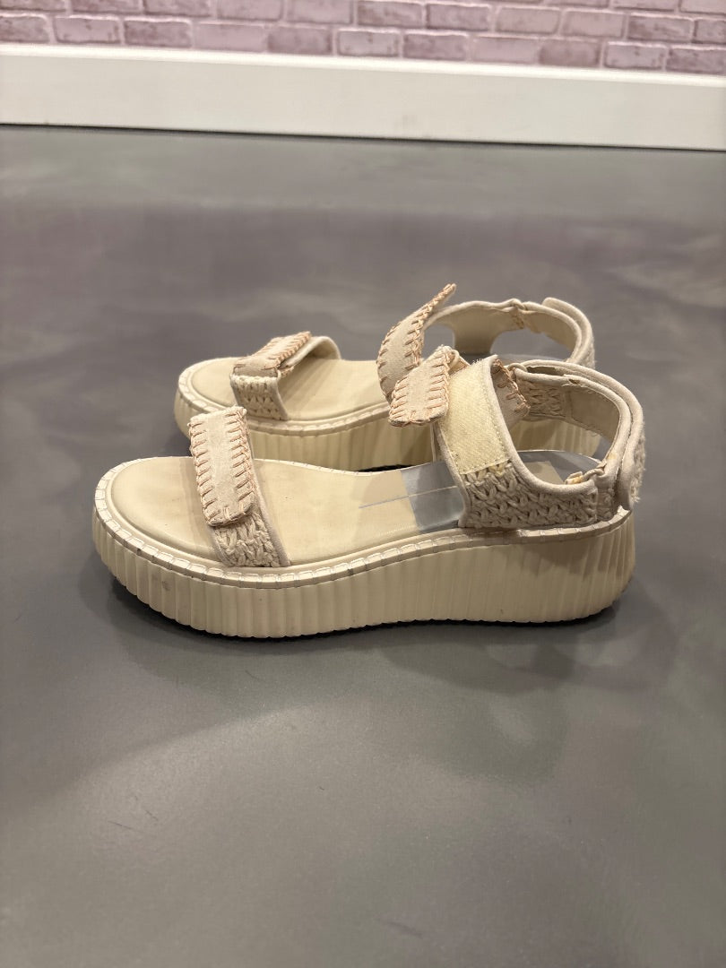 Dolce Vita Sandals, Cream, 7, Used - good