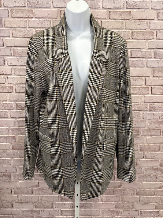 7th avenue Blazer, Plaid, Medium, Used - Good