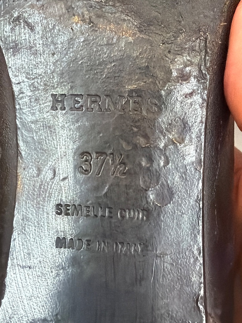 Hermes Kelly Pump Heels, Chocolate brown, 37.5, Used - Excellent