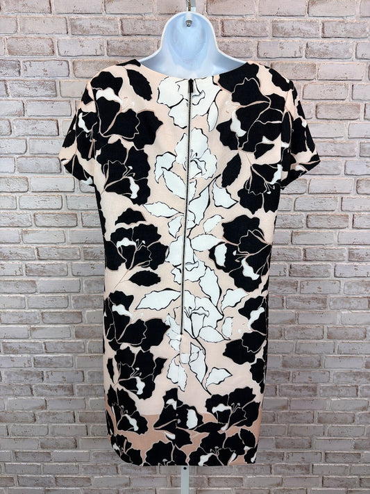 Karl Lagerfeld Dress, Black/peach/white, 10, New With Tags
