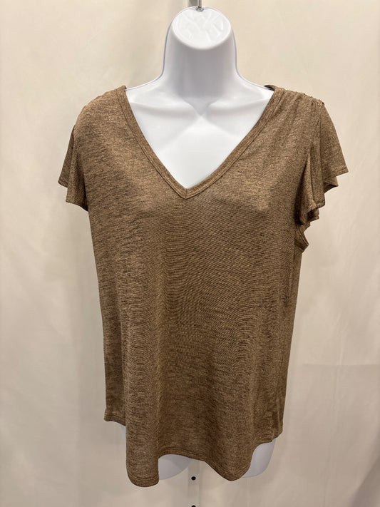 White House Black Market Shirt, Gold, Large