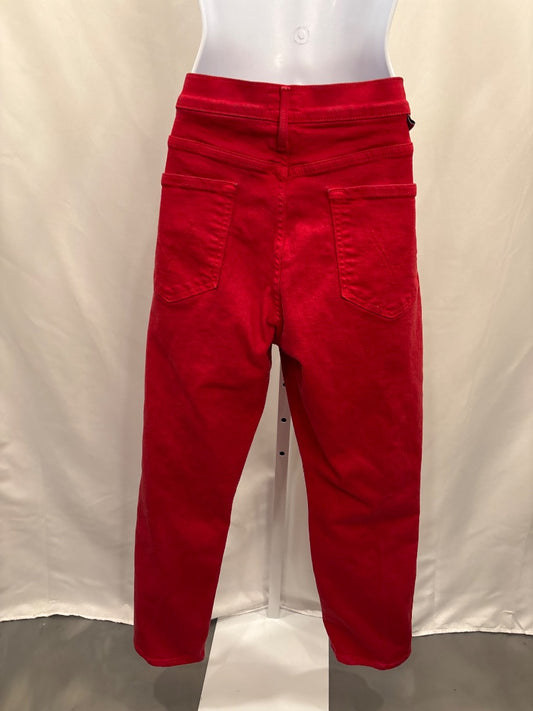 Mother Jeans, Red, Large
