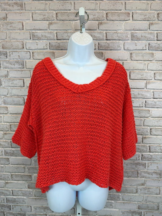 Free People Sweater, Coral, XS, Used - Excellent
